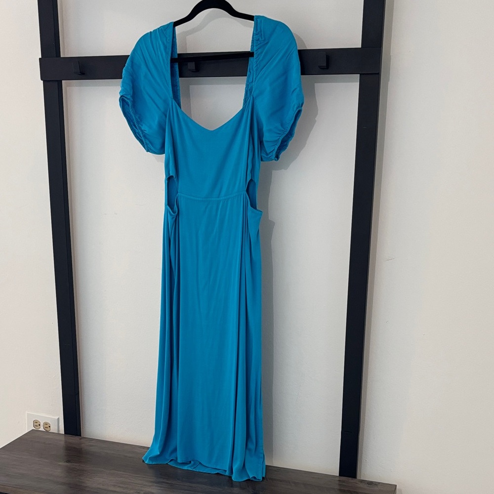 Sanctuary Vibrant Blue Backless Dress